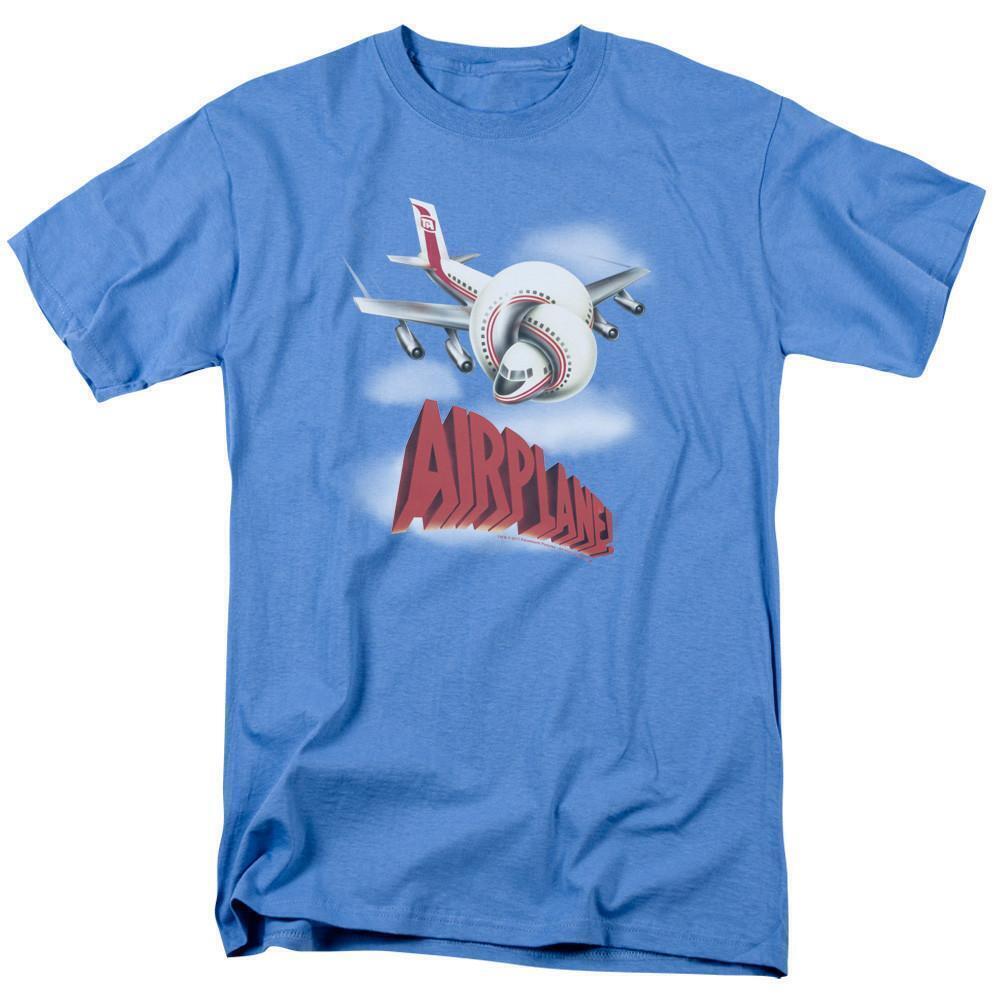 Airplane Logo Adult 181 T Shirt Carolina Blue